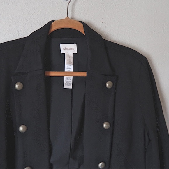 CHICOS || double embellished blazer jacket - Picture 2 of 6